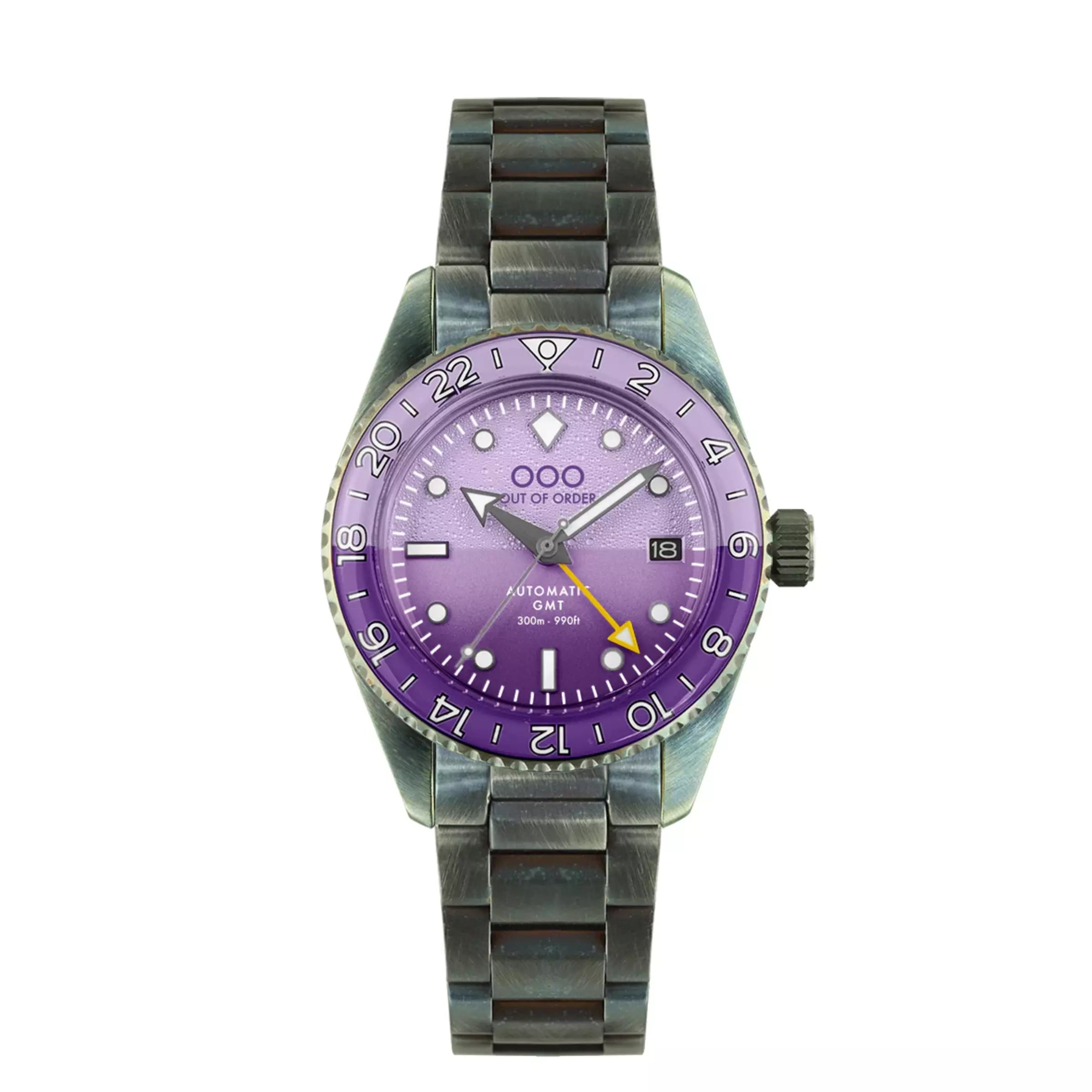 DARK VIOLET AUTOMATIC GMT - ULTRA DISTRESSED